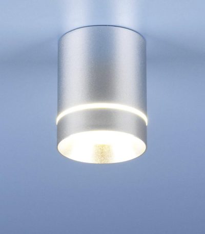 Потолочный светодиодный светильник Elektrostandard DLR021 9W 4200K хром матовый 4690389102943