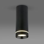 Потолочный светодиодный светильник Elektrostandard DLR022 12W 4200K черный матовый 4690389102967