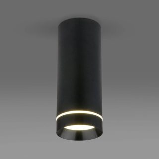 Потолочный светодиодный светильник Elektrostandard DLR022 12W 4200K черный матовый 4690389102967