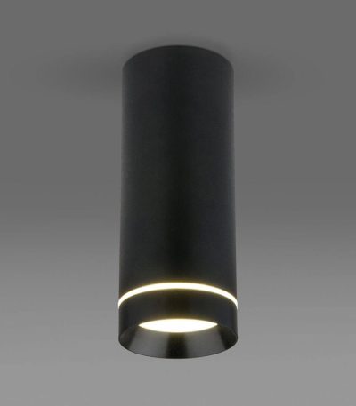 Потолочный светодиодный светильник Elektrostandard DLR022 12W 4200K черный матовый 4690389102967