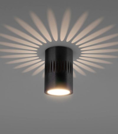 Потолочный светодиодный светильник Elektrostandard DLS026 7W 4200К черный 4690389167003