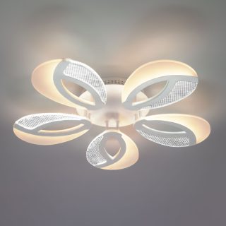 Потолочный светодиодный светильник Eurosvet Flake 90140/5 белый