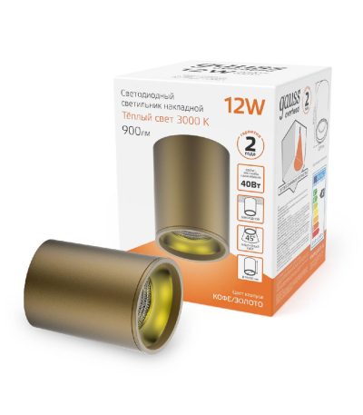 Потолочный светодиодный светильник Gauss Overhead HD001