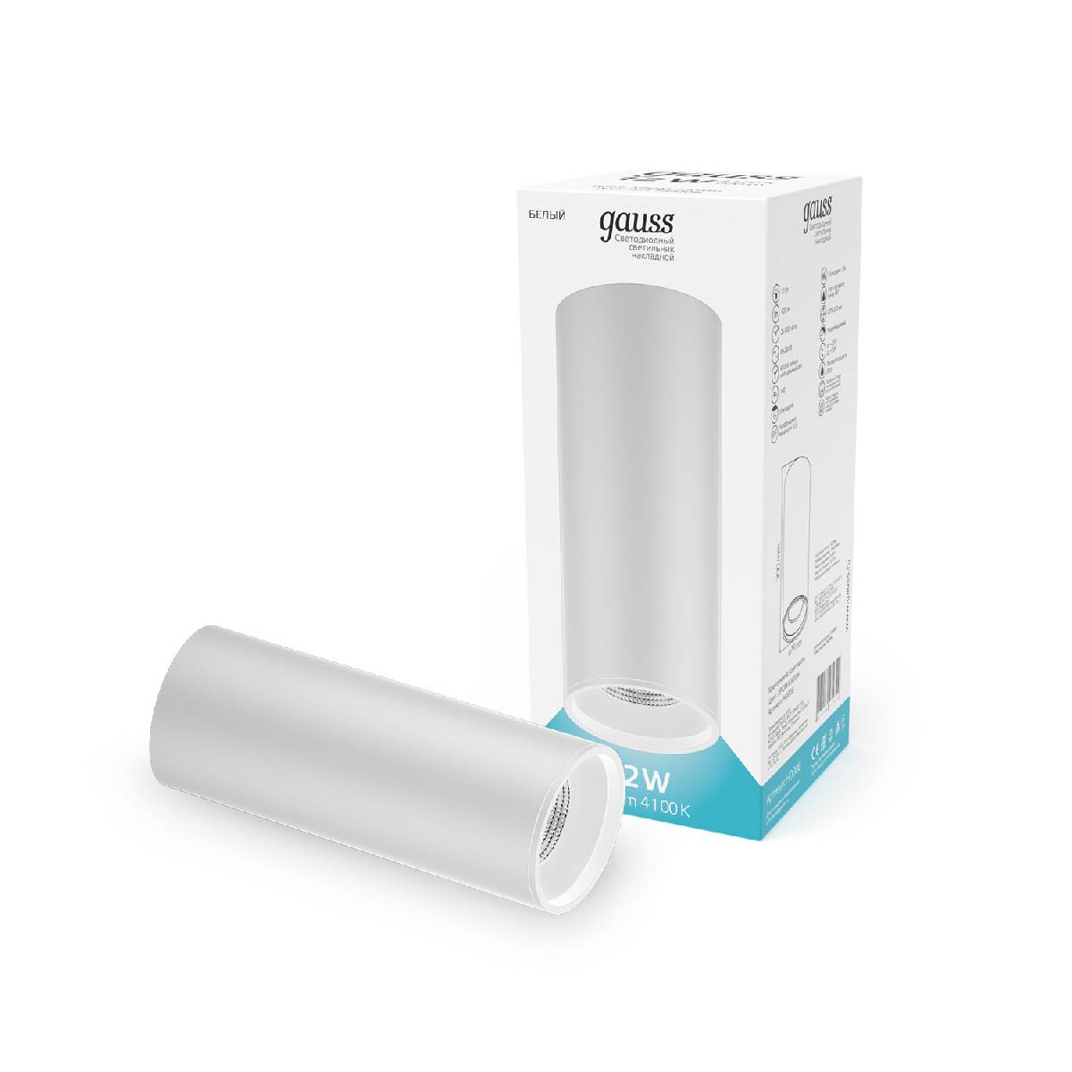 Потолочный светодиодный светильник Gauss Overhead HD013 Потолочный светодиодный светильник Gauss Overhead HD013