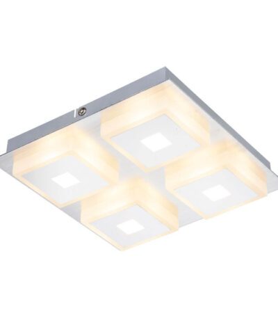 Потолочный светодиодный светильник Globo Quadralla 41111-4