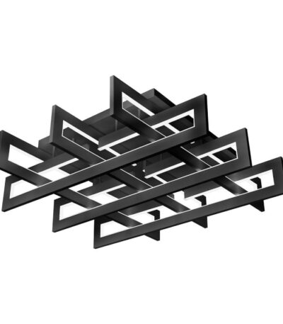 Потолочный светодиодный светильник iLedex Stalker 9082-800*800-X 192W BK