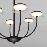 Люстра на штанге Eurosvet Fungo 50388 LED черный a068861