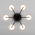 Люстра на штанге Eurosvet Fungo 50388 LED черный a068861