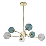 Люстра на штанге Indigo Selva 11032/6R Gold V000296