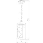 Уличный подвесной cветильник Elektrostandard Premier H GL 1017H 4690389115219
