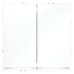 Проходной переключатель двухклавишный с подсветкой Voltum S70 VLS020402