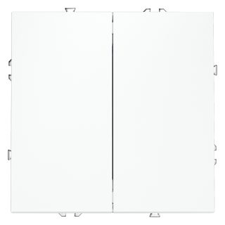 Проходной переключатель двухклавишный Voltum S70 VLS020302