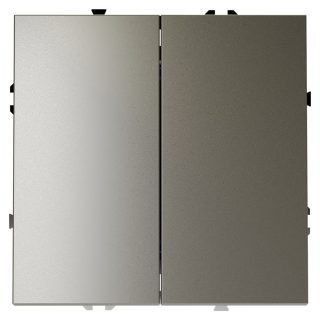 Проходной переключатель двухклавишный Voltum S70 VLS020304