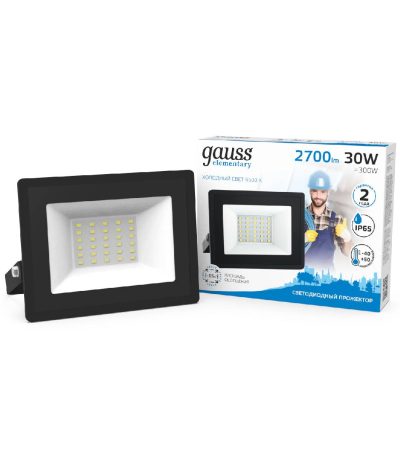 Прожектор светодиодный Gauss 30W 613100330