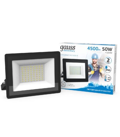 Прожектор светодиодный Gauss 50W 613100350