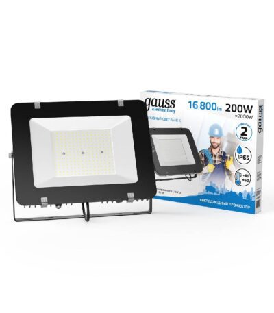 Прожектор светодиодный Gauss Elementary 200W 6500К 691511200