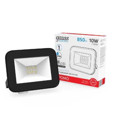 Прожектор светодиодный Gauss Elementary Промо 10W 6500К 613100310P