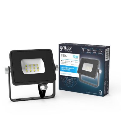 Прожектор светодиодный Gauss Qplus 10W 6500К 690511310