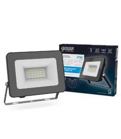 Прожектор светодиодный Gauss Qplus 20W 6500К 613511320