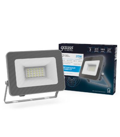 Прожектор светодиодный Gauss Qplus 20W 6500К 690511320