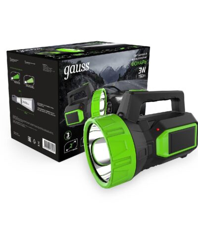 Прожекторный светодиодный фонарь Gauss аккумуляторный 149х111 150 лм GF604