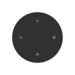 Пульт Arlight SMART-801-22-4G-4SC-SH Black (3V, Magnet, 2.4G) 046481