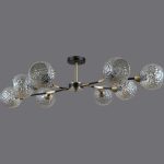Люстра на штанге Illumico IL0253-8CSQ-79 BK AB