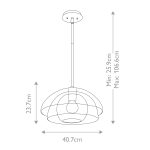 Подвесной светильник Hinkley Lotus QN-LOTUS-P-HBR