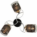 Люстра на штанге Reluce 01316-0.3-03 BK+CR