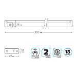Модульный светодиодный светильник Gauss E 9024531235