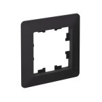 Рамка 1-ая Systeme Electric AtlasDesign Air Карбон/дымчатый черный ATN221001