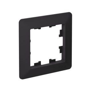 Рамка 1-ая Systeme Electric AtlasDesign Air Карбон/дымчатый черный ATN221001