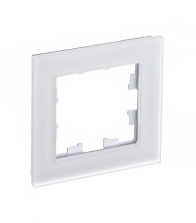 Рамка 1-ая Systeme Electric AtlasDesign Nature Матовое стекло белый ATN330101