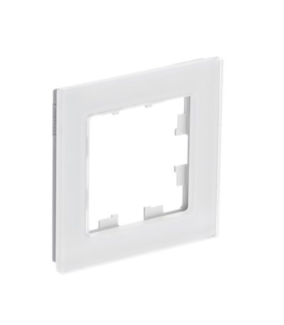 Рамка 1-ая Systeme Electric AtlasDesign Nature Натуральное стекло Белый ATN360101