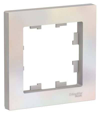 Рамка 1-ая Systeme Electric AtlasDesign Жемчуг ATN000401