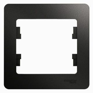 Рамка 1-ая Systeme Electric Glossa Антрацит GSL000701