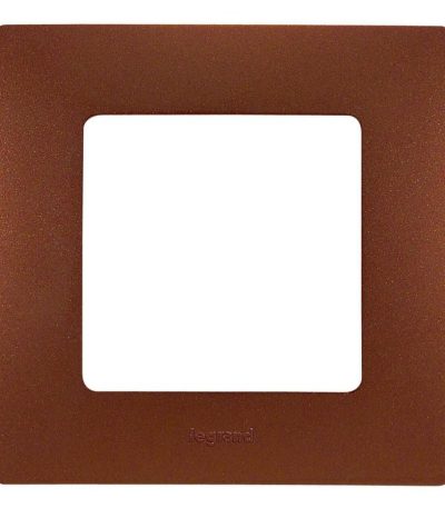 Рамка 1-постовая Legrand Etika какао 672571
