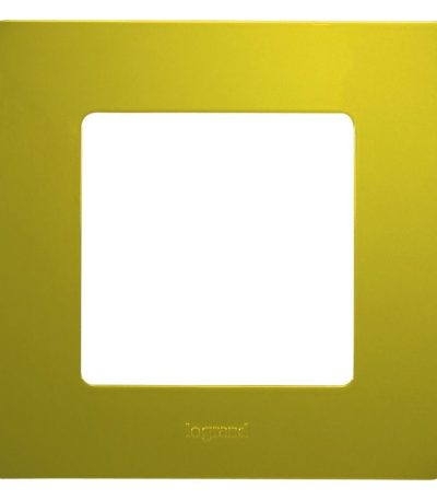 Рамка 1-постовая Legrand Etika зелёный папоротник 672541