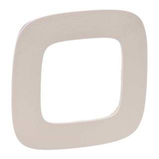 Рамка 1-постовая Legrand Valena Allure Тиснение бежевое 754381