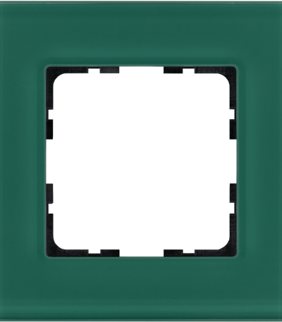 Рамка 1-постовая стекло цвет Лазурный Jasmart G1001GJ