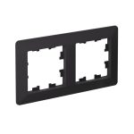 Рамка 2-ая Systeme Electric AtlasDesign Air Карбон/дымчатый черный ATN221002