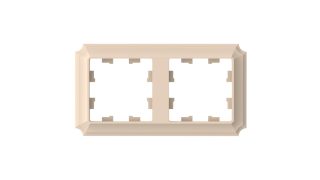 Рамка 2-ая, универсальная Systeme Electric AtlasDesign Antique Песочный ATN101202