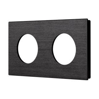 Рамка 2-местная алюминиевая Arlight FRM-PRESTO-ALR-2-BK 043875