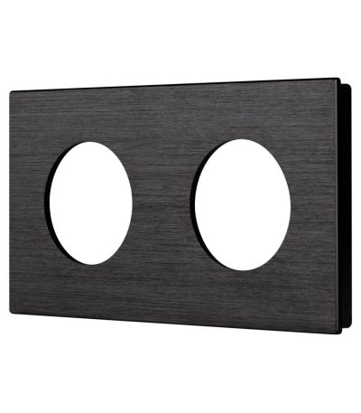 Рамка 2-местная алюминиевая Arlight FRM-PRESTO-ALR-2-BK 043875