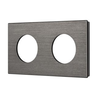 Рамка 2-местная алюминиевая Arlight FRM-PRESTO-ALR-2-GR 043874