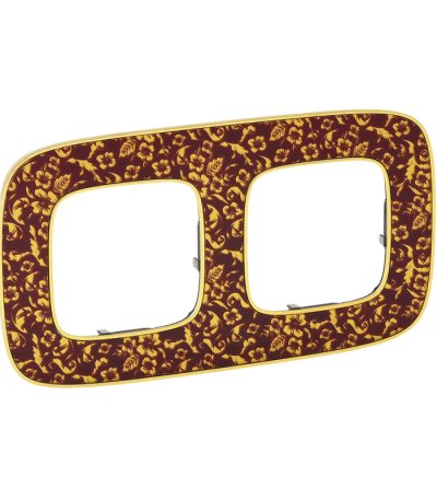 Рамка 2-постовая Legrand Valena Allure Барокко Пурпур 754442