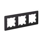 Рамка 3-ая Systeme Electric AtlasDesign Air Карбон/дымчатый черный ATN221003