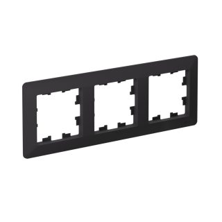 Рамка 3-ая Systeme Electric AtlasDesign Air Карбон/дымчатый черный ATN221003