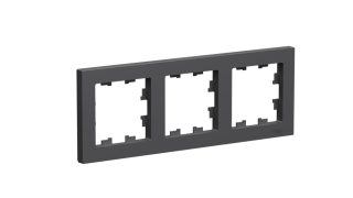 Рамка 3-ая Systeme Electric AtlasDesign Базальт ATN001403