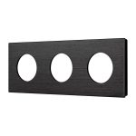 Рамка 3-местная алюминиевая Arlight FRM-PRESTO-ALR-3-BK 043872